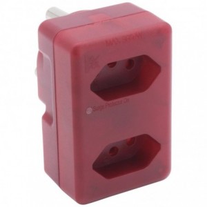Ellies 2 Way High Surge Adaptor 2x16A (SANS164-2)