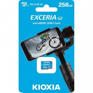 Kioxia 256GB Micro SDXC- UHS-ICard-100MBs