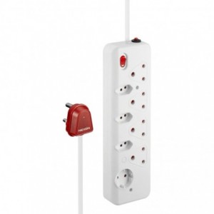 Nexon 8 Way High Surge Multiplug 0.5M