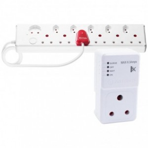 12-way High Surge Multiplug + High Surge  protector