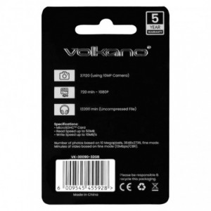 Volkano Micro Series Micro SD card 32GB - Class 10 - GeeWiz