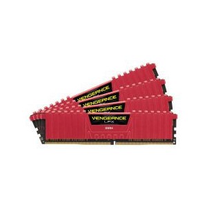 Corsair ME-CD4830L15X4R  Vengeance Lpx With Red Low-Profile Heatsink  32GB (4X8GB)  DDR4 3000MHz Memory kit