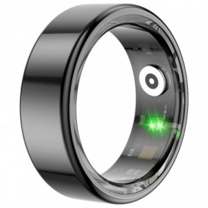 Volkano Ring series Smart Ring With Charge Case - black 18.1mm