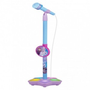 Aux Star Karaoke Mic Stand With RGB LIGHTS- Frozen