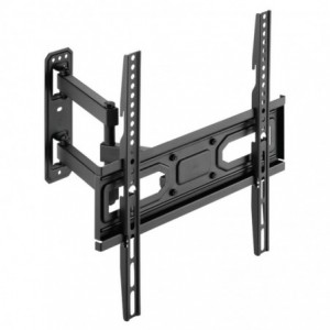 Volkano Steel series Universal Double Arm Full Motion Mount 32”-65”TVs Tilt &amp; Swivel Function