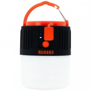 Rugged by Volkano 500lm Rechargeable Solar LED Lantern with Power Bank