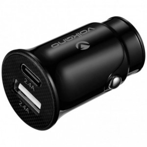 Volkano On The Go USB plus Type-C Car Charger