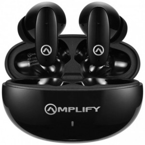 Amplify SoundSync Series True Wireless Earphones with Charging Case - Black