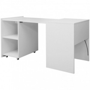 Everfurn Space-Saver Adaptive Desk- Converts to a Side Table