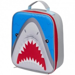 Quest Shark 3D EVA Lunch Bag Grey