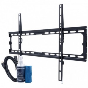 Volkano Steel series Universal Flat &amp; Curved TV Wall Mount bundle for TVs up to 86”
