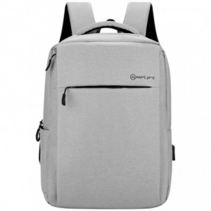Amplify Cuba 15.6 Laptop Backpack Grey"
