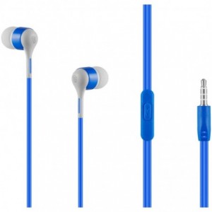 Pro Bass Swagger 2.0 Series- Boxed Auxiliary earphone with Mic- Blue