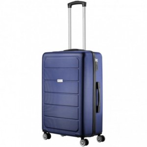 Travelwize Maple ABS 65cm 4-Wheels Spinner Luggage Navy