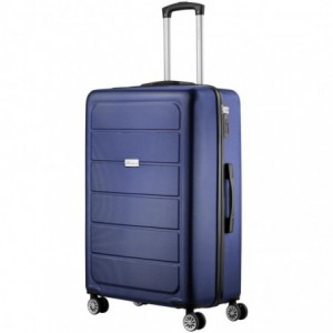 Travelwize Maple ABS 75cm 4-Wheels Spinner Luggage Navy