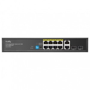 Cudy 8 Port Gigabit PoE 110W 2SFP 2 Gigabit Ethernet Switch | GS1010PS2
