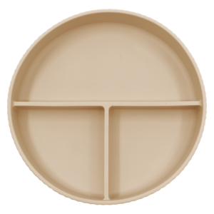 Silicone Suction Plate - Ivory