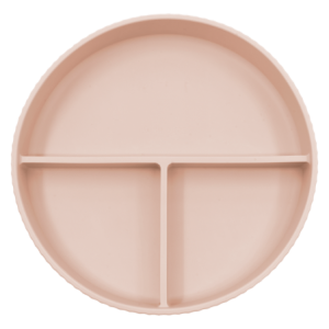 Silicone Suction Plate - Rose
