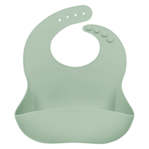 Silicone Bucket Bib - Sage