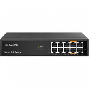 UltraLAN SF1010P - 10-Port 100Mbps AI PoE Switch