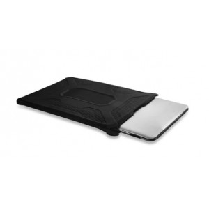 Tuff-Luv - Rugged Silicone Laptop Sleeve Compatible with Chromebook- 11–12 Inch Laptops - Black