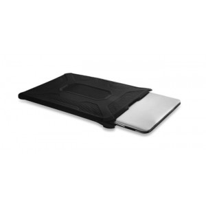 Tuff-Luv - Rugged Silicone Laptop Sleeve Compatible with Chromebook and 13" Laptops - Black