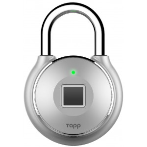 Tapplock One Smart Fingerpring Padlock - Silver