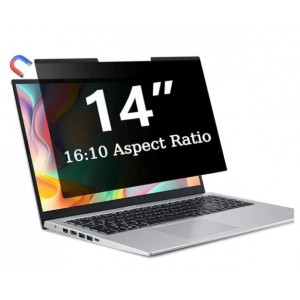 Tuff-Luv - Magnetic and Removable Privacy 14" (16:10 Aspect Ratio) Laptop (Magnetically attaches to laptop screen) Due to Hygenic Reasons once opened- we cannot take these back - Please double check s
