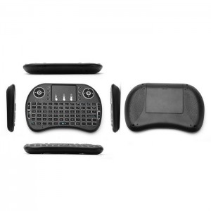 i8 Backlit Mini Wireless Keyboard With Touchpad Infrared Remote Control