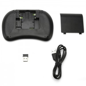 i8 Backlit Mini Wireless Keyboard With Touchpad Infrared Remote Control