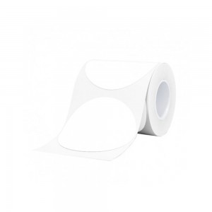 50mm x 50mm Round Self-Adhesive Thermal Label Roll (140 Labels)