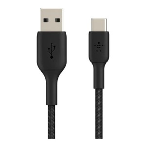 Belkin BoostCharge USB-A to USB-C Braided Cable 2 Meters - Black (745883788583)