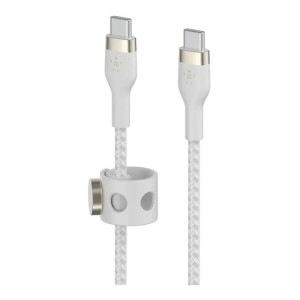 Belkin - BoostCharge Pro Flex - USB-C to USB-C Cable 60Watt - White (745883832743)