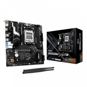 ASRock B850M-X WiFi AM5 Micro ATX Motherboard (DDR5- PCIe 5.0- Wi-Fi 6E)
