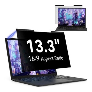 Tuff-Luv - Magnetic and Removable Privacy 13.3" (16:9 Aspect Ratio) Laptop (Magnetically attaches to laptop screen) Due to Hygenic Reasons once opened- we cannot take these back - Please double check