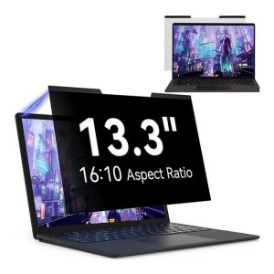 Tuff-Luv - Magnetic and Removable Privacy 13.3" (16:10 Aspect Ratio) Laptop (Magnetically attaches to laptop screen) Due to Hygenic Reasons once opened- we cannot take these back - Please double check