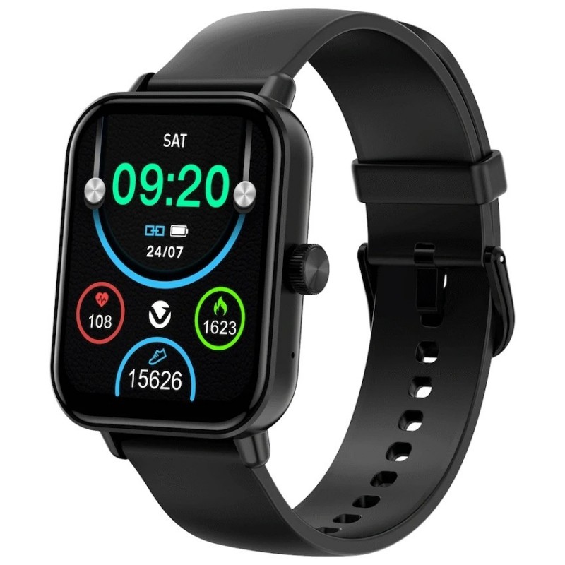 Volkano Chroma Series Smartwatch with black strap - GeeWiz