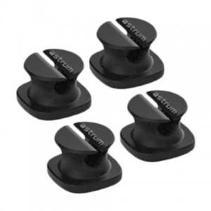 CO060 Cable Organizer Clips MINI 4PC Bla