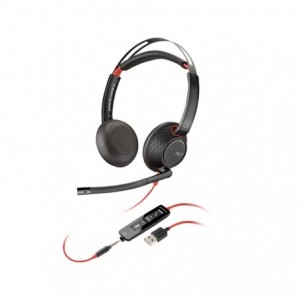HP Headset Poly Blackwire 3320 Sterio USB-C Plus USBA CA Adapter MS Teams