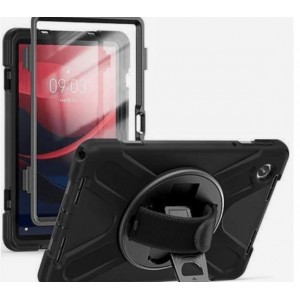TUFF-LUV Armour Jack Rugged Case with Armstrap and Handstrap for Lenovo Tab M11  - (TB-330FU) - Black (5056560418330)