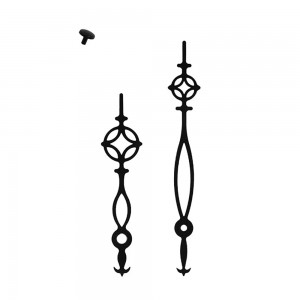 Serpentine Clock Hands - Elevate Your Clock with Ornate Style