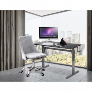 Fine Living Elevate Desk - Black/White