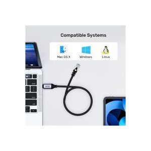 Unitek 3M USB-C Gib Eth Adapter CAB(C18148AGY01-3M