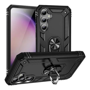 Tuff-Luv - Rugged Case &amp; Stand Compatible with Samsung Galaxy A36 5G - Black (5056560420586)