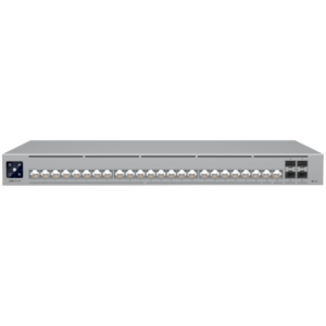 Ubiquiti Layer 3 Etherlighting USW-PRO-HD-24-POE-EU (22) 2.5 GbE- (2) 10 GbE PoE++ ports- (4) 10G SFP+ ports- DC power backup ready