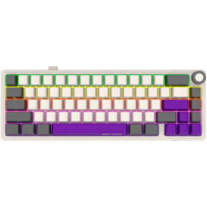 LORGAR KBP70MW- Wireless 65% Mechanical Gaming Keyboard Pro- Beige- EN layout
