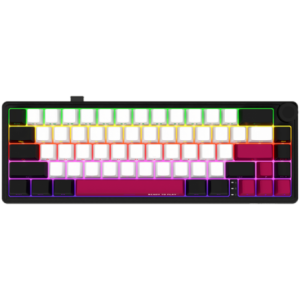 LORGAR KBP70MW- Wireless 65% Mechanical Gaming Keyboard Pro- Black/red- EN layout