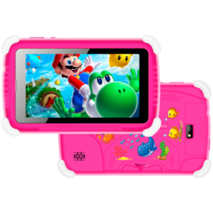 VGKE 7" IPS Kids Tablet - Mediatek MT6735 CPU- 1GB RAM- 16GB Storage- 3G + Wifi- Bluetooth 4.0- Android - Pink