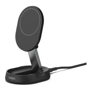 Belkin - BoostCharge Pro - Convertible Magnetic Wireless Charging Stand with Qi2 - 15 Watt Charger - Black (745883868377)