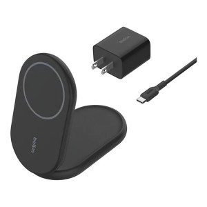 Belkin - BoostCharge Magnetic Foldable Wireless Charger with Qi2 - 15 Watt - Black (745883889815)